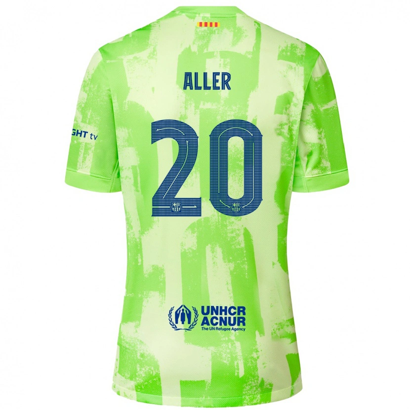 Danxen Mann Eder Aller #20 Lime Tredje Sett Drakt Trøye 2024/25 Skjorter T-Skjorte