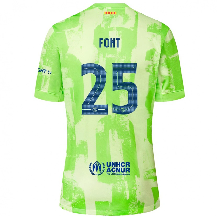 Danxen Mann Gemma Font #25 Lime Tredje Sett Drakt Trøye 2024/25 Skjorter T-Skjorte