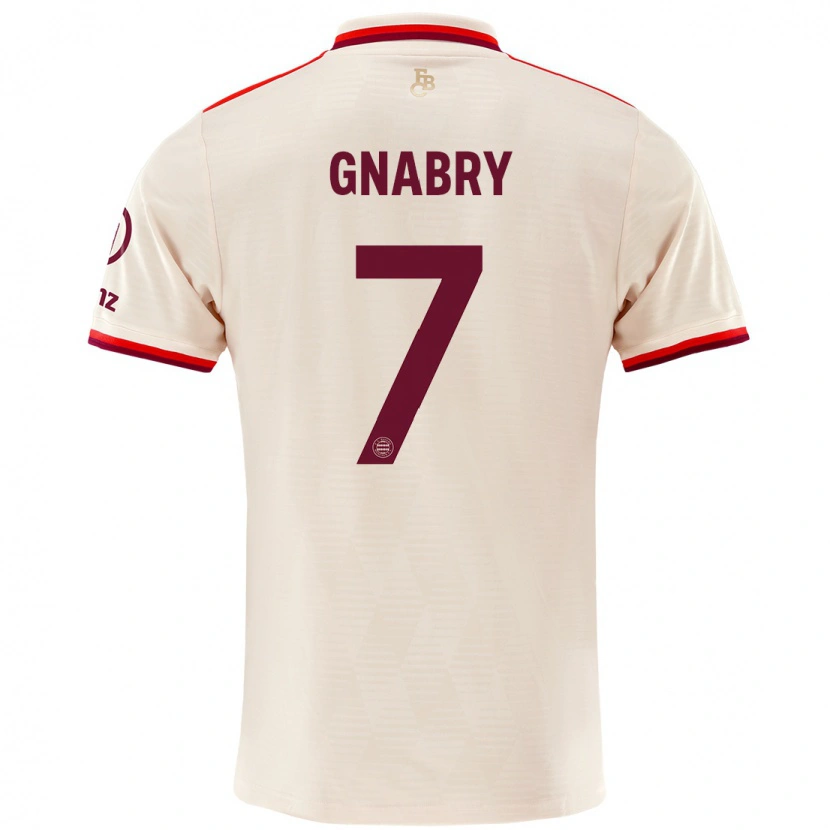 Danxen Mann Serge Gnabry #7 Sengetøy Tredje Sett Drakt Trøye 2024/25 Skjorter T-Skjorte
