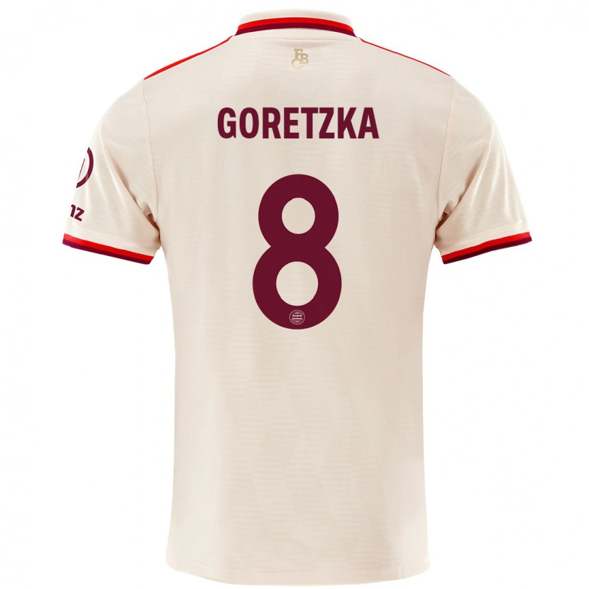 Danxen Mann Leon Goretzka #8 Sengetøy Tredje Sett Drakt Trøye 2024/25 Skjorter T-Skjorte