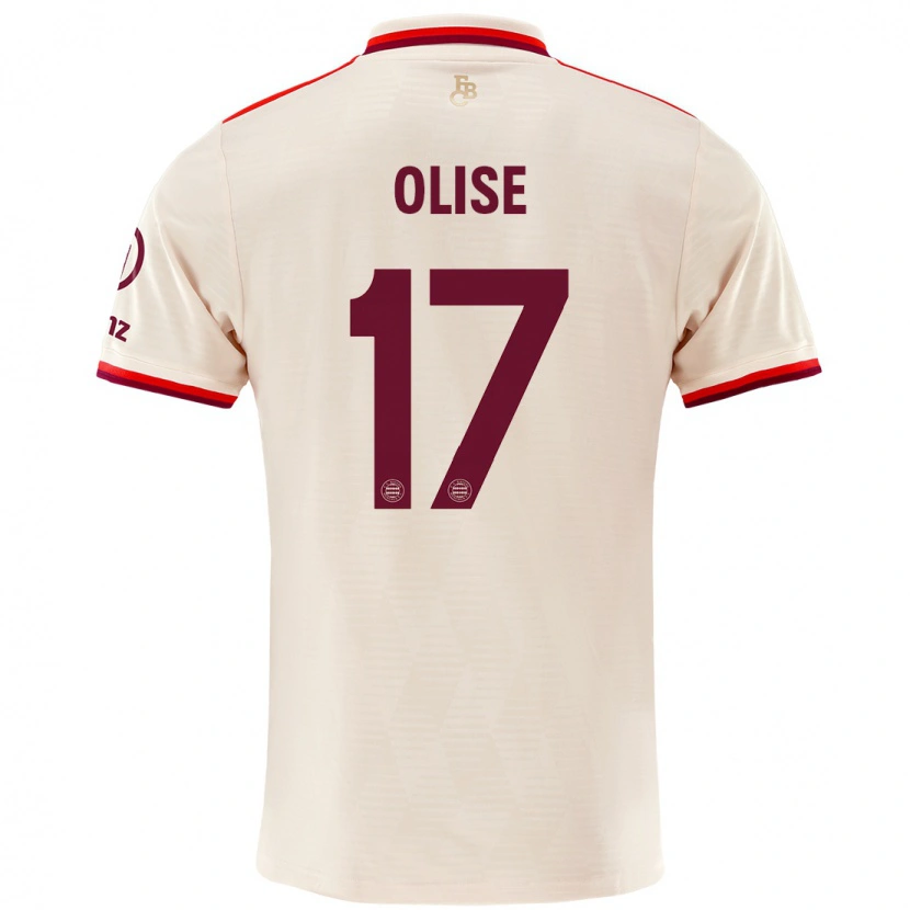 Danxen Mann Michael Olise #17 Sengetøy Tredje Sett Drakt Trøye 2024/25 Skjorter T-Skjorte