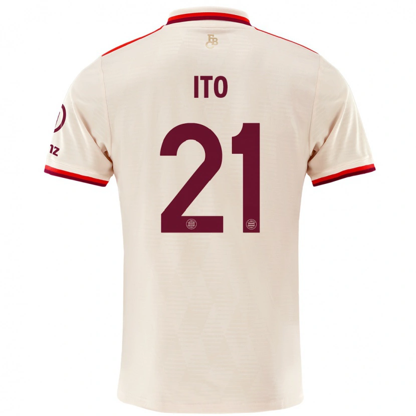 Danxen Mann Hiroki Ito #21 Sengetøy Tredje Sett Drakt Trøye 2024/25 Skjorter T-Skjorte