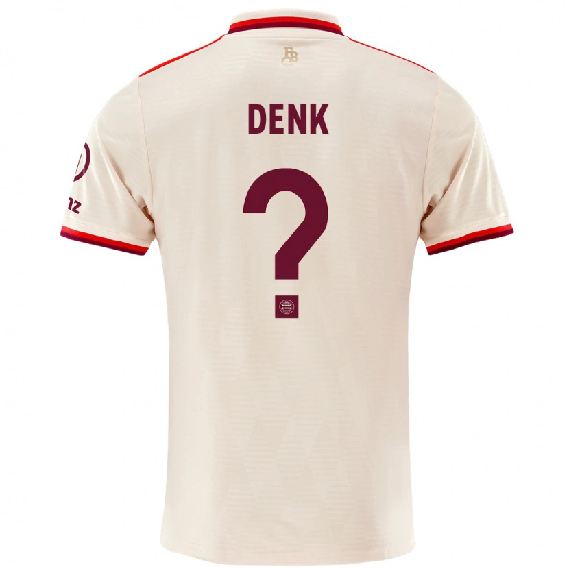 Danxen Mann Luca Denk #0 Sengetøy Tredje Sett Drakt Trøye 2024/25 Skjorter T-Skjorte