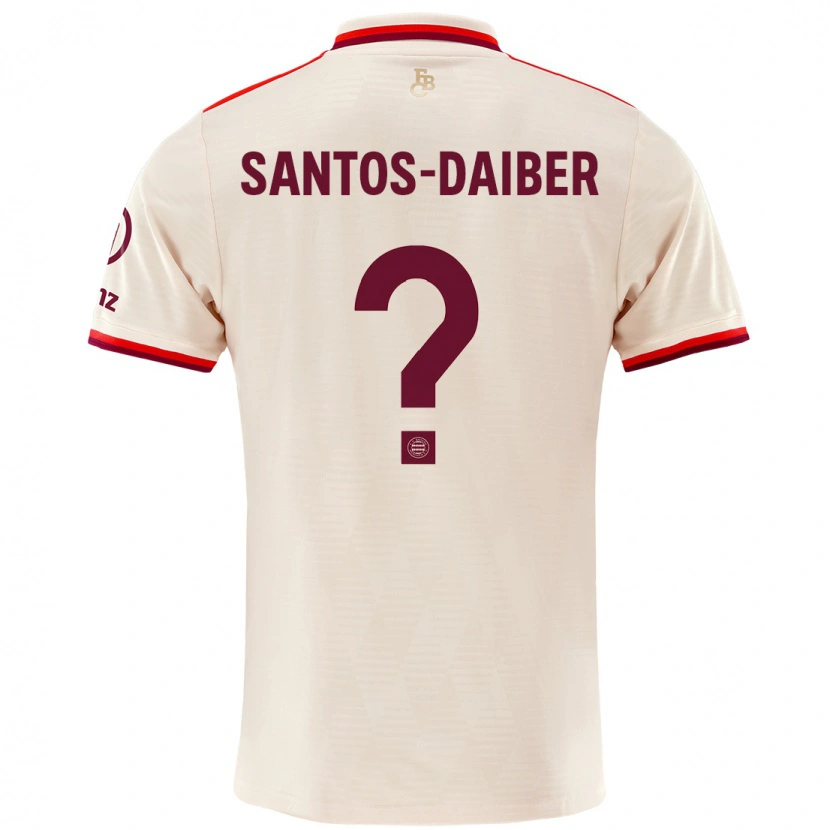 Danxen Mann David Santos-Daiber #0 Sengetøy Tredje Sett Drakt Trøye 2024/25 Skjorter T-Skjorte