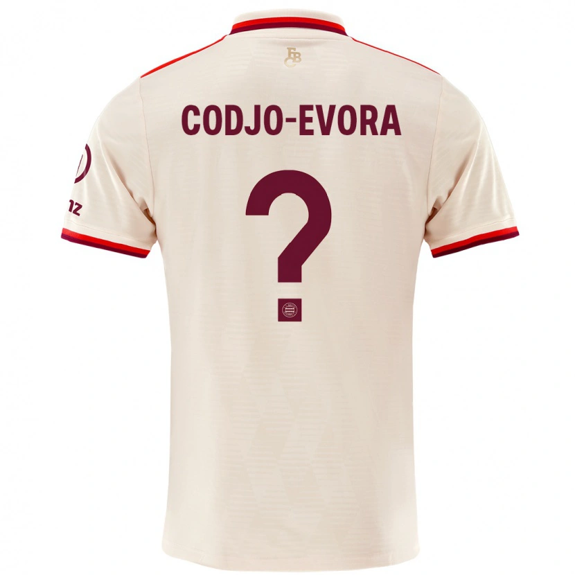 Danxen Mann Noah Codjo-Evora #0 Sengetøy Tredje Sett Drakt Trøye 2024/25 Skjorter T-Skjorte