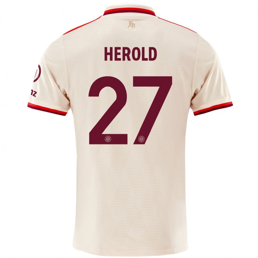 Danxen Mann David Herold #27 Sengetøy Tredje Sett Drakt Trøye 2024/25 Skjorter T-Skjorte