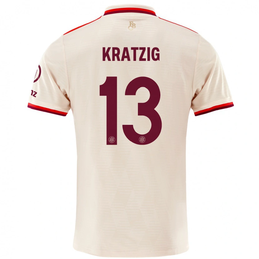 Danxen Mann Frans Kratzig #13 Sengetøy Tredje Sett Drakt Trøye 2024/25 Skjorter T-Skjorte