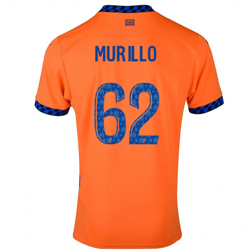 Danxen Mann Amir Murillo #62 Oransje Mørkeblå Tredje Sett Drakt Trøye 2024/25 Skjorter T-Skjorte