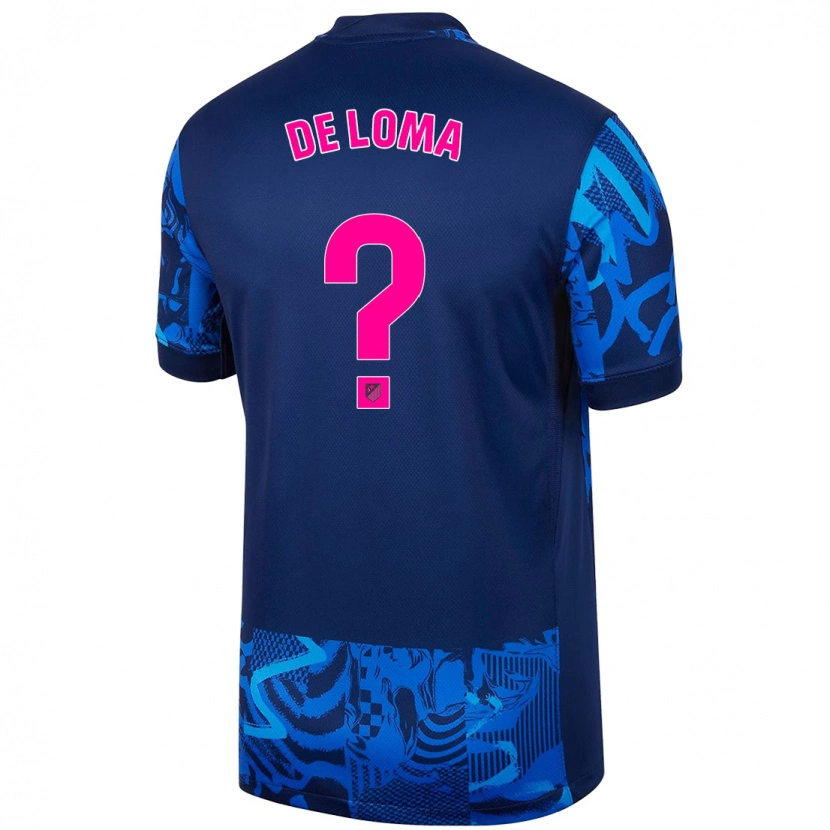 Danxen Mann Marcos De Loma #0 Kongeblå Tredje Sett Drakt Trøye 2024/25 Skjorter T-Skjorte