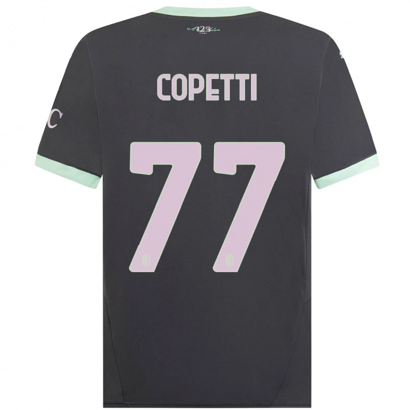 Danxen Mann Matilde Copetti #77 Grå Tredje Sett Drakt Trøye 2024/25 Skjorter T-Skjorte