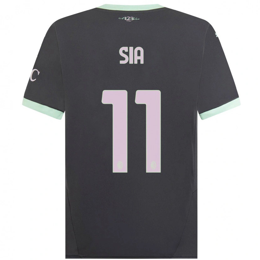 Danxen Mann Diego Sia #11 Grå Tredje Sett Drakt Trøye 2024/25 Skjorter T-Skjorte