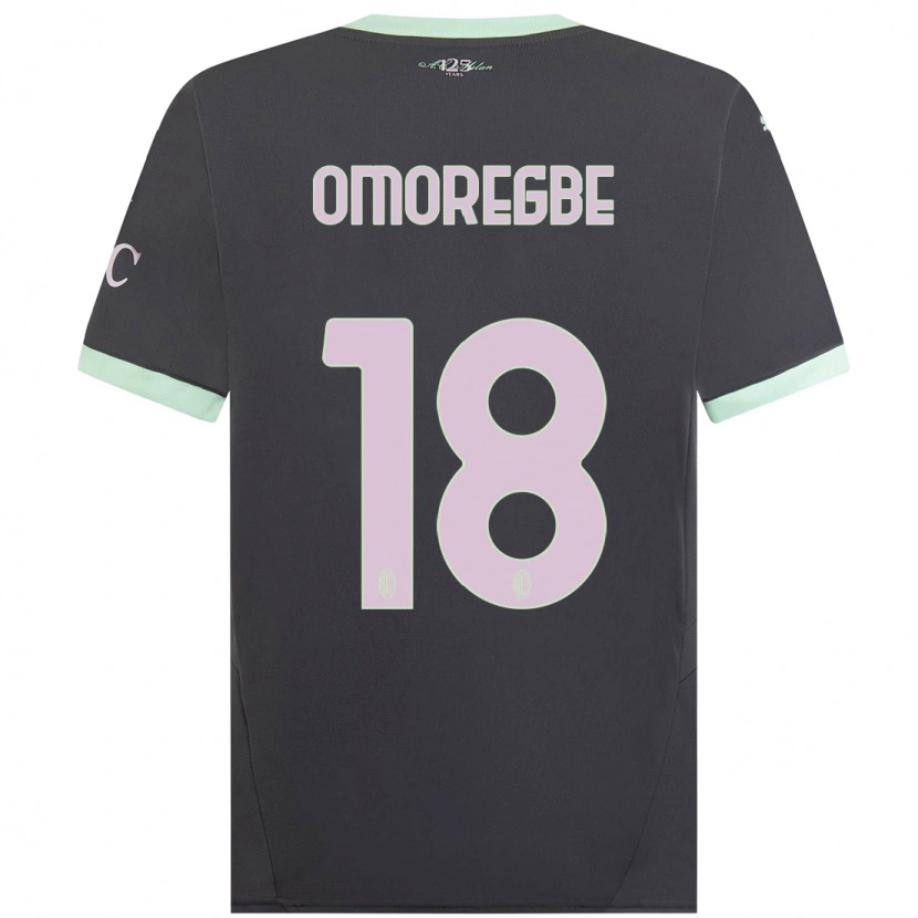 Danxen Mann Bob Murphy Omoregbe #18 Grå Tredje Sett Drakt Trøye 2024/25 Skjorter T-Skjorte