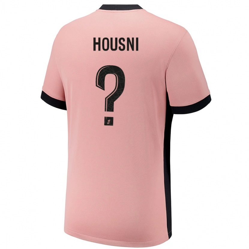 Danxen Mann Ilyes Housni #0 Rust Rosa Tredje Sett Drakt Trøye 2024/25 Skjorter T-Skjorte