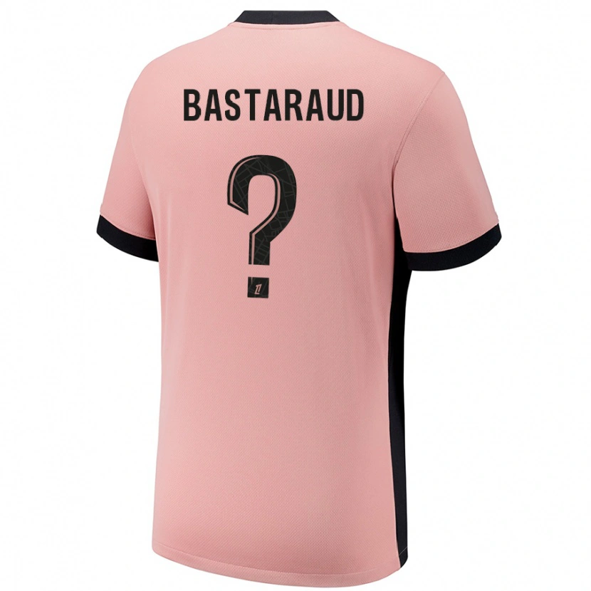 Danxen Mann Yanis Bastaraud #0 Rust Rosa Tredje Sett Drakt Trøye 2024/25 Skjorter T-Skjorte