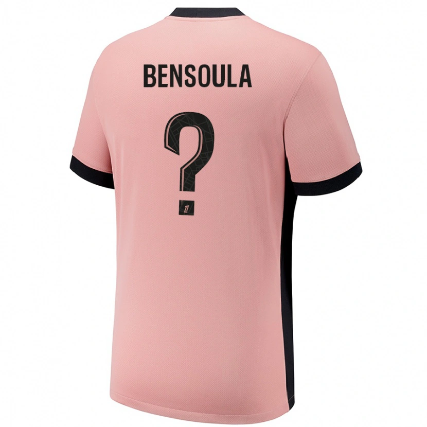 Danxen Mann Kamil Bensoula #0 Rust Rosa Tredje Sett Drakt Trøye 2024/25 Skjorter T-Skjorte
