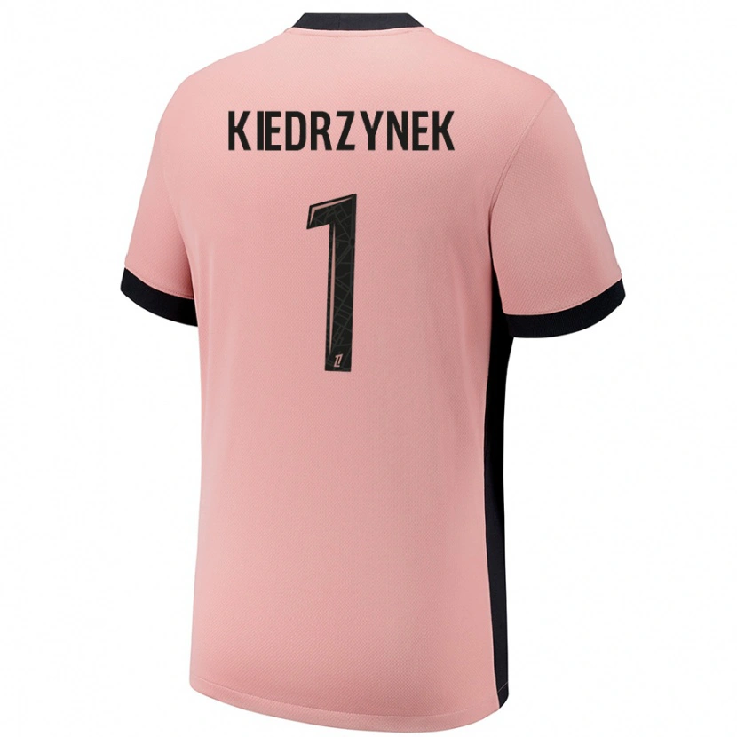 Danxen Mann Katarzyna Kiedrzynek #1 Rust Rosa Tredje Sett Drakt Trøye 2024/25 Skjorter T-Skjorte