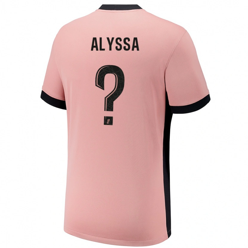 Danxen Mann Alyssa Fernandes #0 Rust Rosa Tredje Sett Drakt Trøye 2024/25 Skjorter T-Skjorte