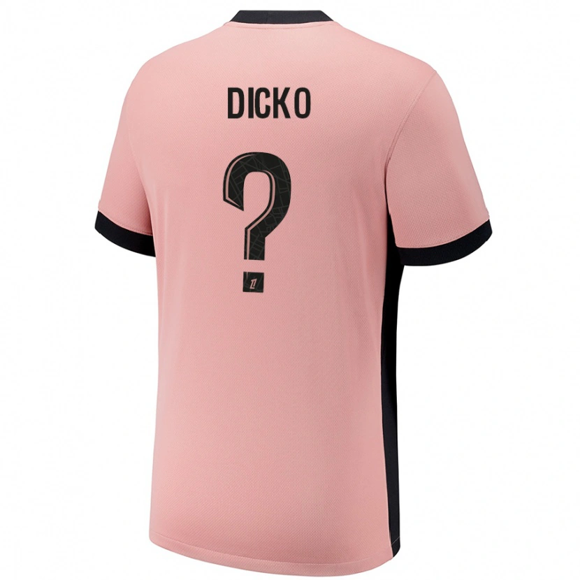 Danxen Mann Aminata Dicko #0 Rust Rosa Tredje Sett Drakt Trøye 2024/25 Skjorter T-Skjorte