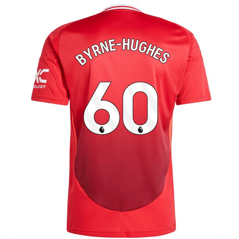 Danxen Dame Cameron Byrne-Hughes #60 Knallrødt Hjemmetrøye Drakt Trøye 2024/25 Skjorter T-Skjorte