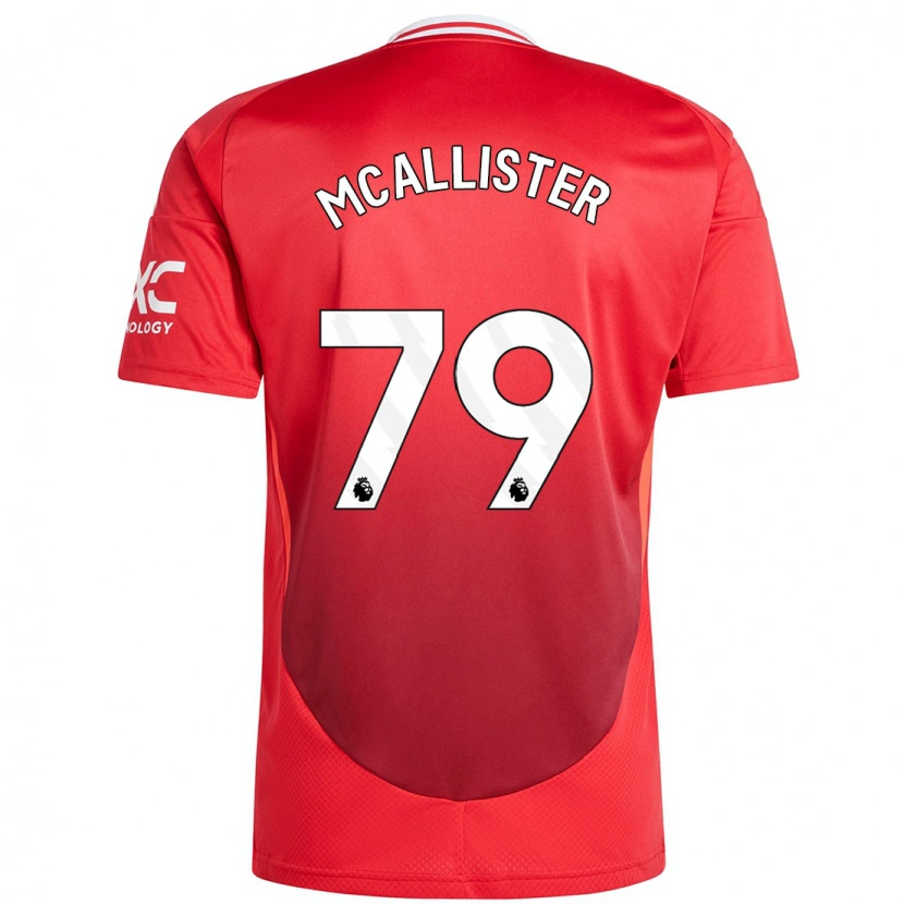 Danxen Dame Finley Mcallister #79 Knallrødt Hjemmetrøye Drakt Trøye 2024/25 Skjorter T-Skjorte