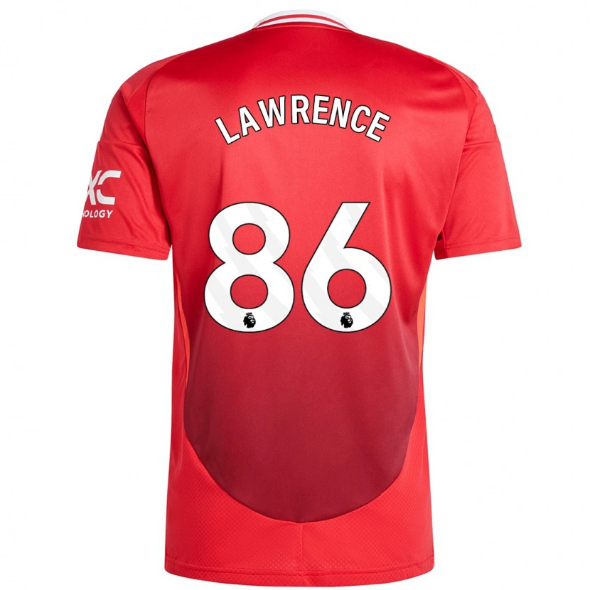 Danxen Dame Marcus Lawrence #86 Knallrødt Hjemmetrøye Drakt Trøye 2024/25 Skjorter T-Skjorte