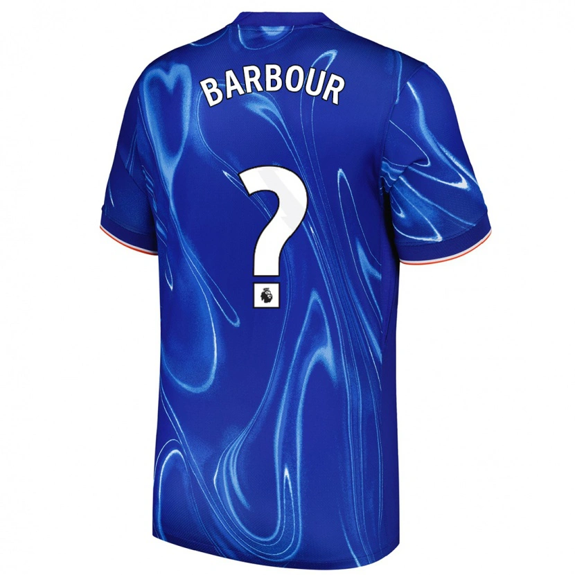 Danxen Dame Kobe Barbour #0 Blå Hvit Hjemmetrøye Drakt Trøye 2024/25 Skjorter T-Skjorte