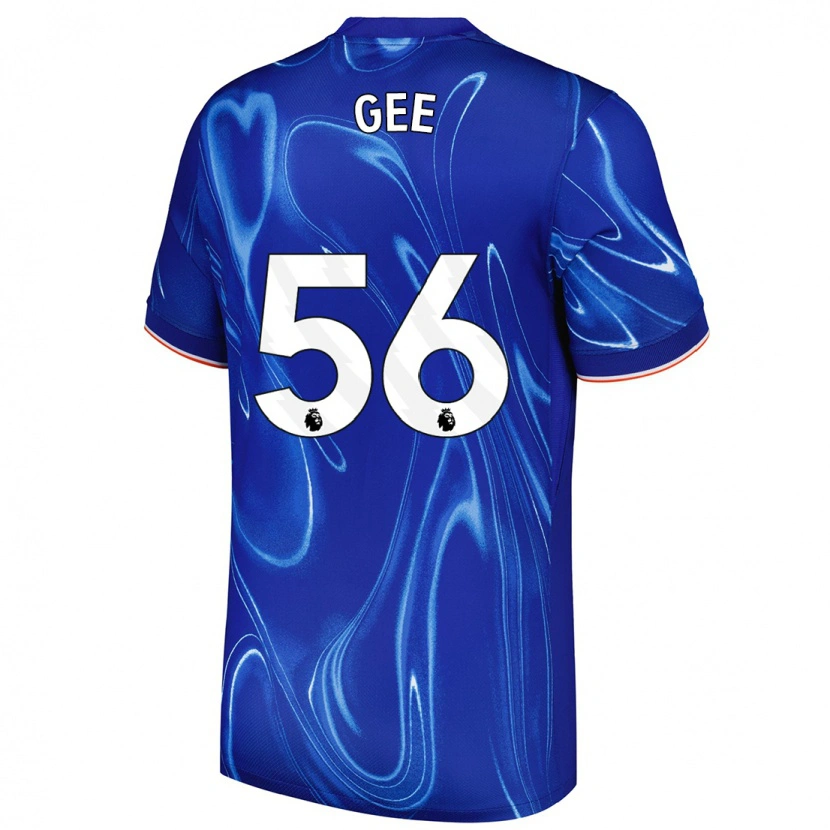 Danxen Dame Billy Gee #56 Blå Hvit Hjemmetrøye Drakt Trøye 2024/25 Skjorter T-Skjorte