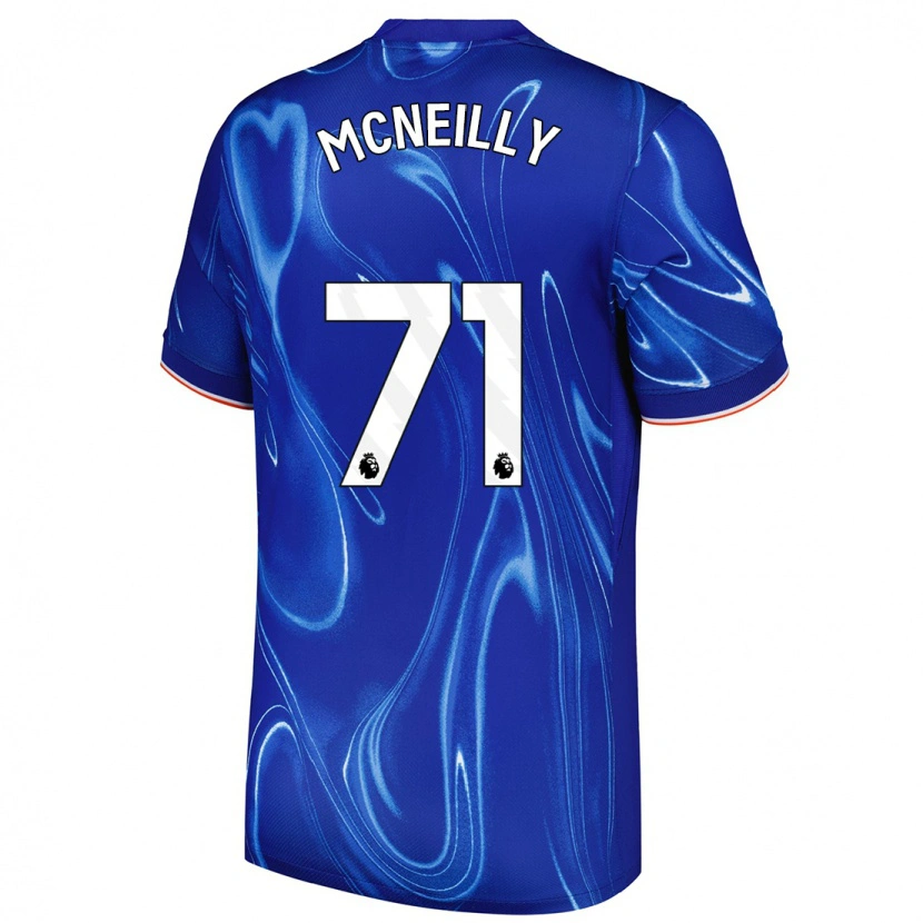 Danxen Dame Donnell Mcneilly #71 Blå Hvit Hjemmetrøye Drakt Trøye 2024/25 Skjorter T-Skjorte