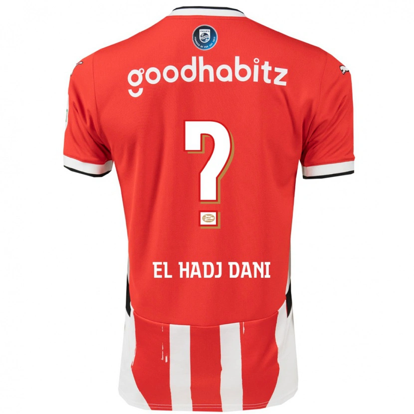 Danxen Dame Soudais El Hadj Dani #0 Rød Hvit Hjemmetrøye Drakt Trøye 2024/25 Skjorter T-Skjorte