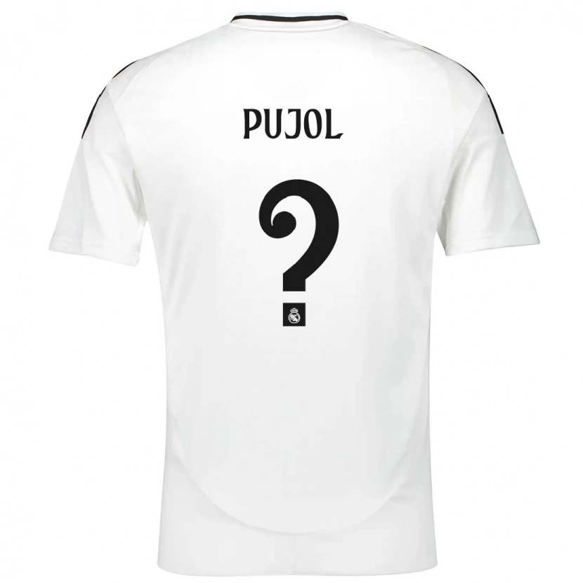 Danxen Dame Edgar Pujol #0 Hvit Hjemmetrøye Drakt Trøye 2024/25 Skjorter T-Skjorte