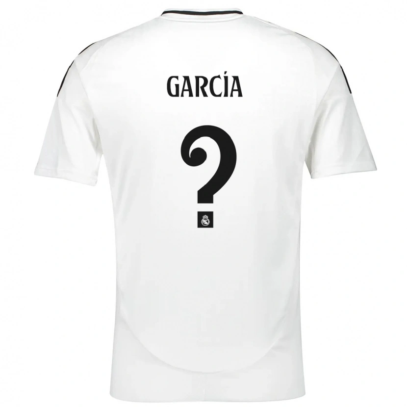 Danxen Dame Andrés García #0 Hvit Hjemmetrøye Drakt Trøye 2024/25 Skjorter T-Skjorte
