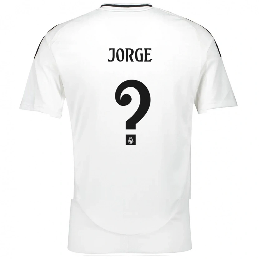 Danxen Dame Jorge García #0 Hvit Hjemmetrøye Drakt Trøye 2024/25 Skjorter T-Skjorte