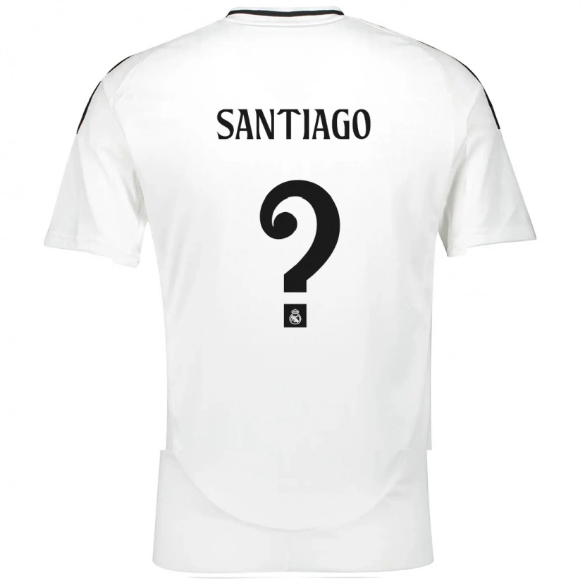 Danxen Dame Aimar Santiago #0 Hvit Hjemmetrøye Drakt Trøye 2024/25 Skjorter T-Skjorte