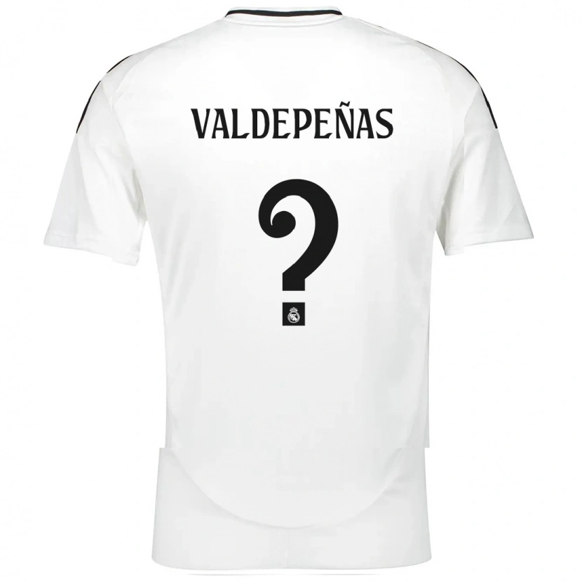 Danxen Dame Víctor Valdepeñas #0 Hvit Hjemmetrøye Drakt Trøye 2024/25 Skjorter T-Skjorte