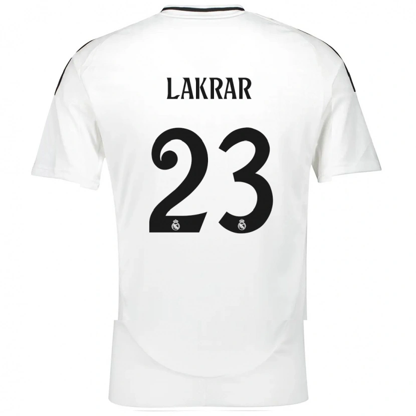 Danxen Dame Maëlle Lakrar #23 Hvit Hjemmetrøye Drakt Trøye 2024/25 Skjorter T-Skjorte