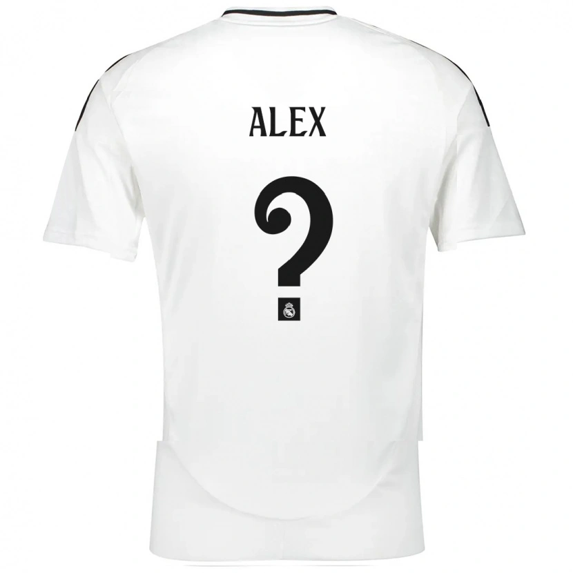 Danxen Dame Alex Sanchez #0 Hvit Hjemmetrøye Drakt Trøye 2024/25 Skjorter T-Skjorte