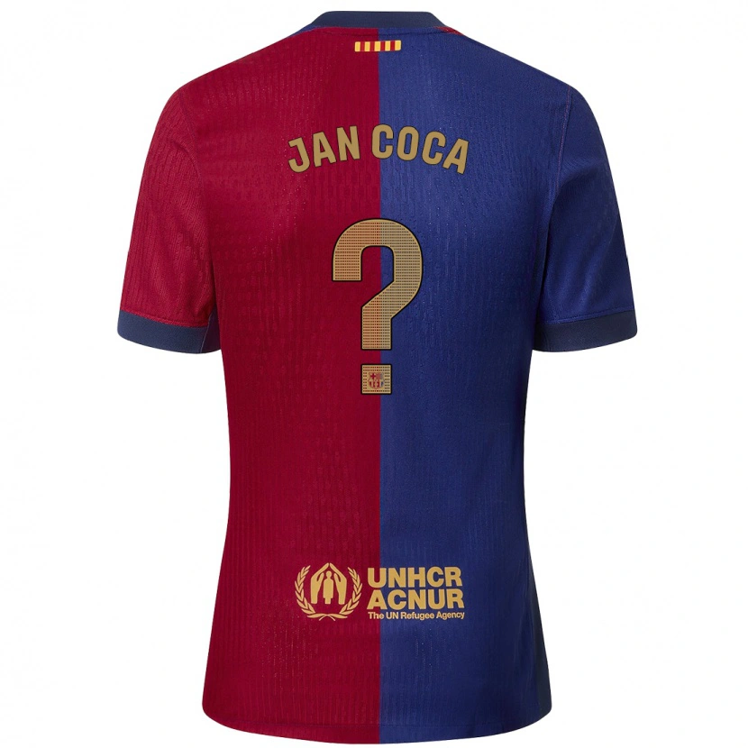 Danxen Dame Jan Coca #0 Blå Rød Hjemmetrøye Drakt Trøye 2024/25 Skjorter T-Skjorte