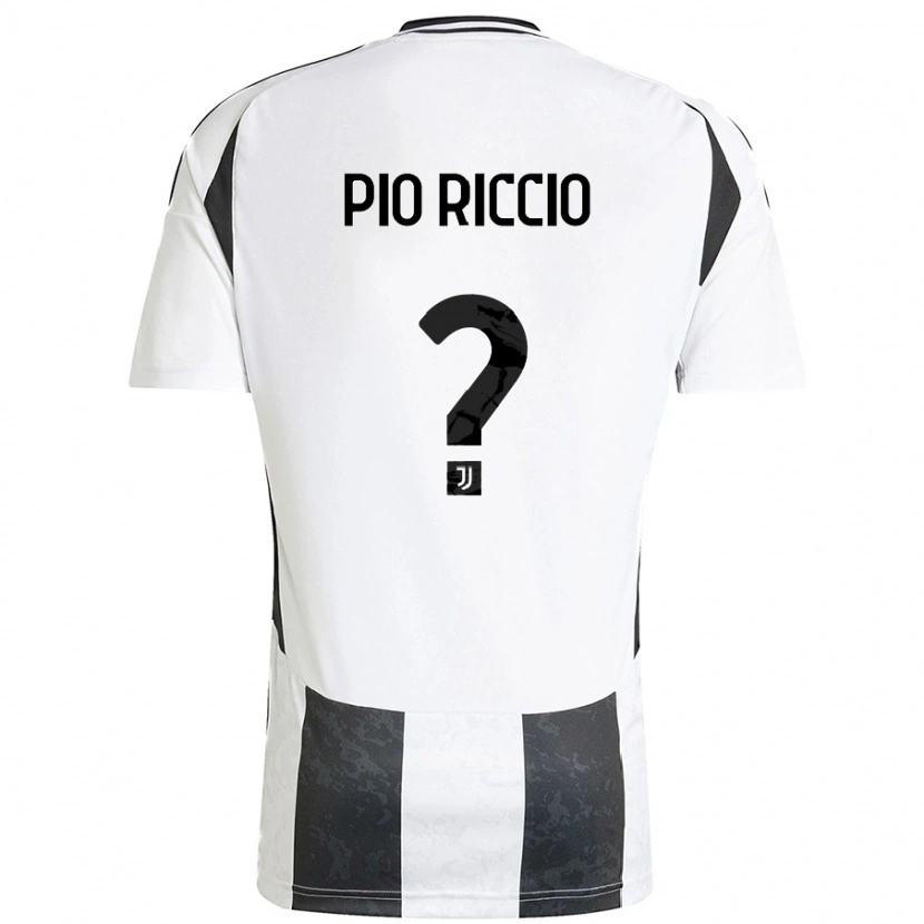 Danxen Dame Alessandro Pio Riccio #0 Hvit Svart Hjemmetrøye Drakt Trøye 2024/25 Skjorter T-Skjorte