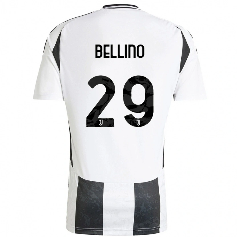 Danxen Dame Filippo Bellino #29 Hvit Svart Hjemmetrøye Drakt Trøye 2024/25 Skjorter T-Skjorte