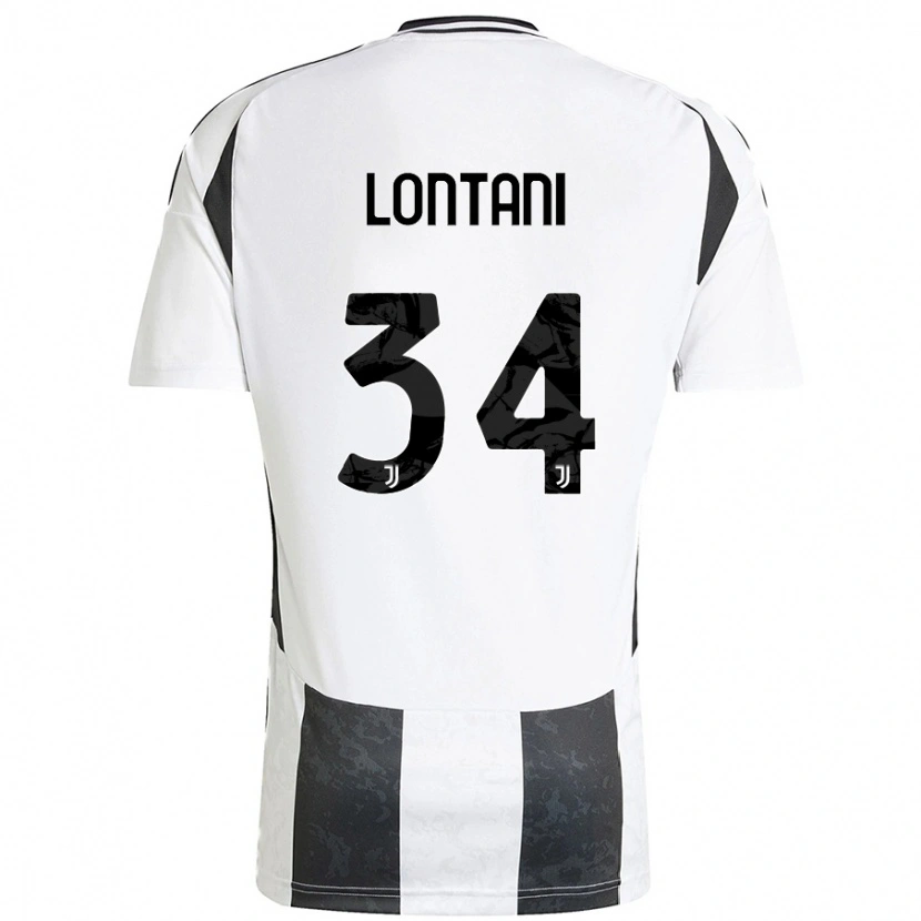 Danxen Dame Matteo Lontani #34 Hvit Svart Hjemmetrøye Drakt Trøye 2024/25 Skjorter T-Skjorte