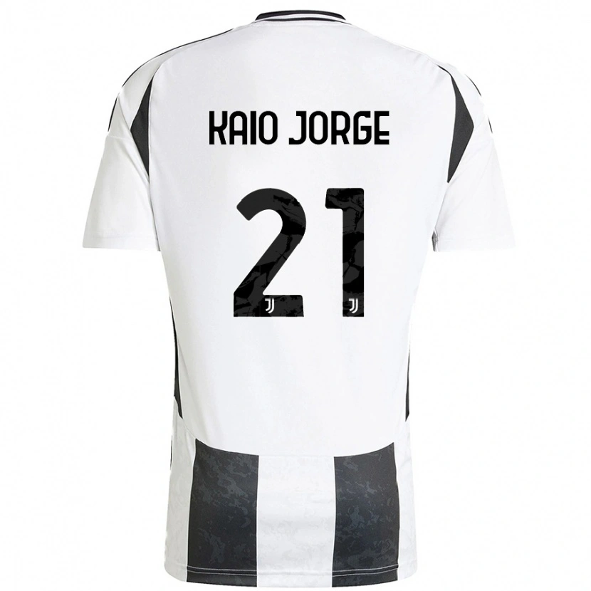 Danxen Dame Kaio Jorge #21 Hvit Svart Hjemmetrøye Drakt Trøye 2024/25 Skjorter T-Skjorte