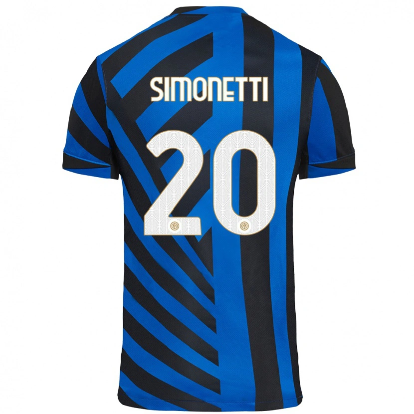 Danxen Dame Flaminia Simonetti #20 Blå Svart Hjemmetrøye Drakt Trøye 2024/25 Skjorter T-Skjorte