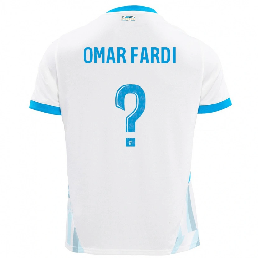 Danxen Dame El Omar Fardi #0 Hvit Himmelblå Hjemmetrøye Drakt Trøye 2024/25 Skjorter T-Skjorte