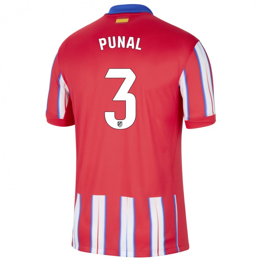 Danxen Dame Aitor Punal #3 Rød Hvit Blå Hjemmetrøye Drakt Trøye 2024/25 Skjorter T-Skjorte