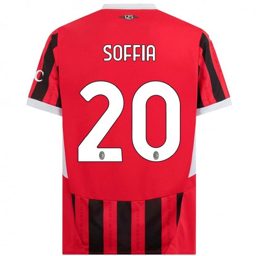 Danxen Dame Angelica Soffia #20 Rød Svart Hjemmetrøye Drakt Trøye 2024/25 Skjorter T-Skjorte
