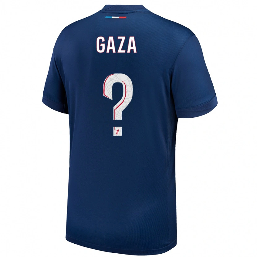 Danxen Dame Johnny Gaza #0 Marineblå Hvit Hjemmetrøye Drakt Trøye 2024/25 Skjorter T-Skjorte