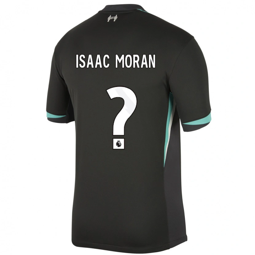 Danxen Dame Isaac Moran #0 Svart Antrasitt Hvit Bortetrøye Drakt Trøye 2024/25 Skjorter T-Skjorte