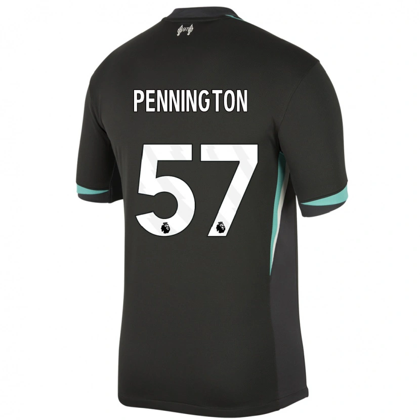 Danxen Dame Cody Pennington #57 Svart Antrasitt Hvit Bortetrøye Drakt Trøye 2024/25 Skjorter T-Skjorte