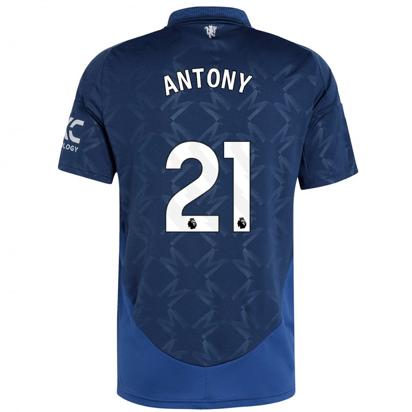 Danxen Dame Antony #21 Indigo Bortetrøye Drakt Trøye 2024/25 Skjorter T-Skjorte