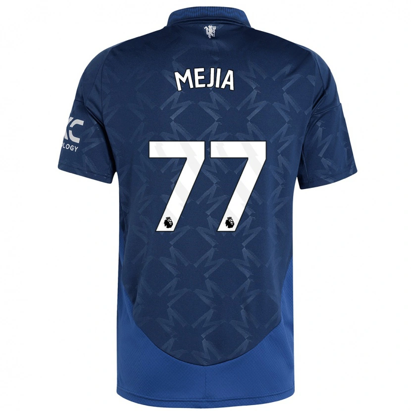 Danxen Dame Mateo Mejia #77 Indigo Bortetrøye Drakt Trøye 2024/25 Skjorter T-Skjorte